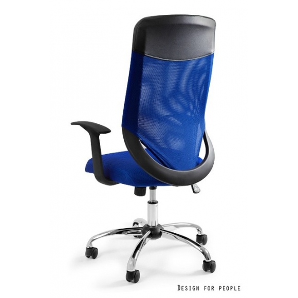 Fotel biurowy obrotowy MOBI niebieski